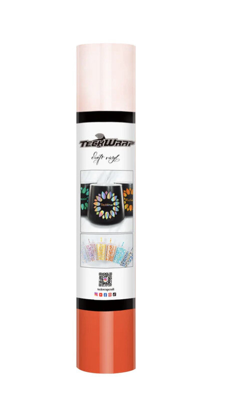 Clear Cold Colour Changing Translucent Cold To Orange Vinyl 5 Ft