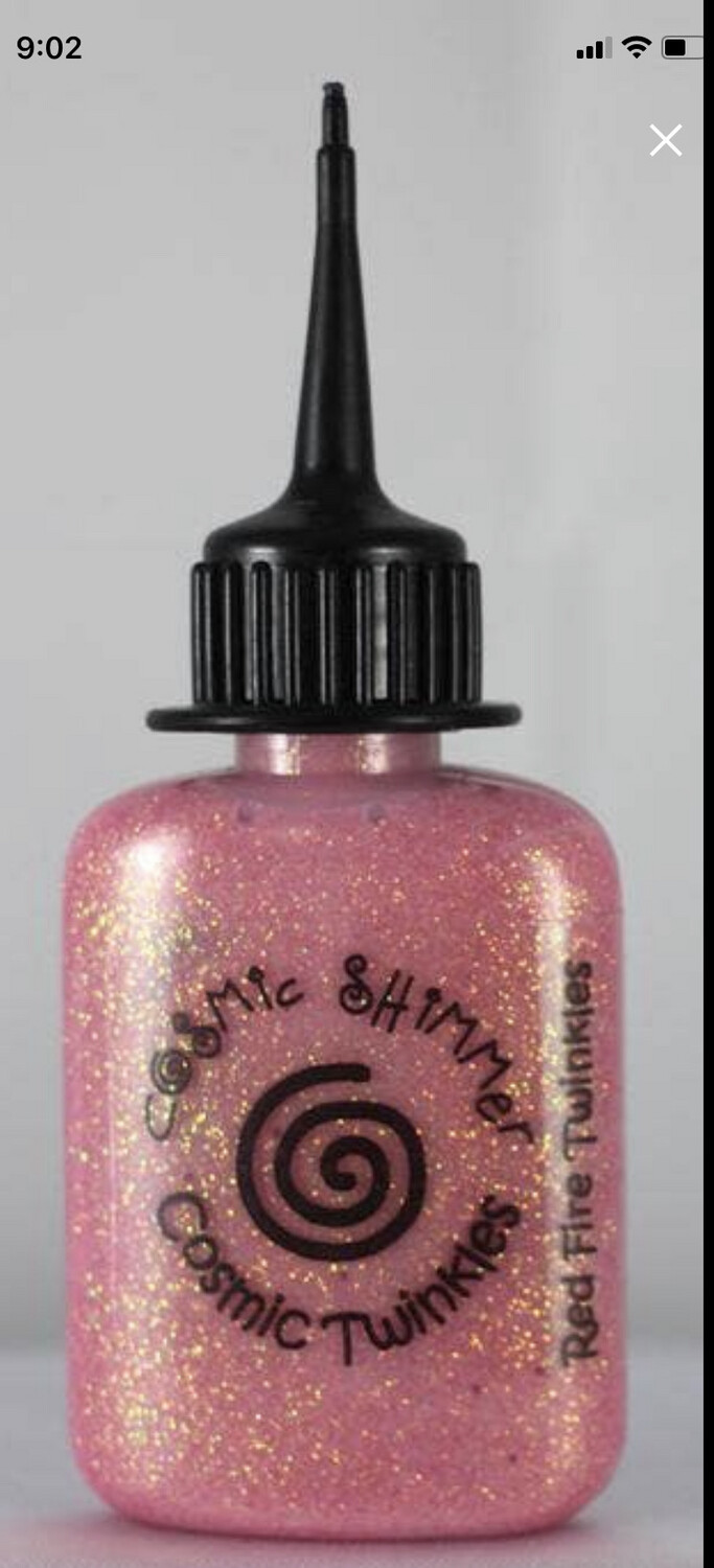 Cosmic Shimmer Twinkles - Red Fire