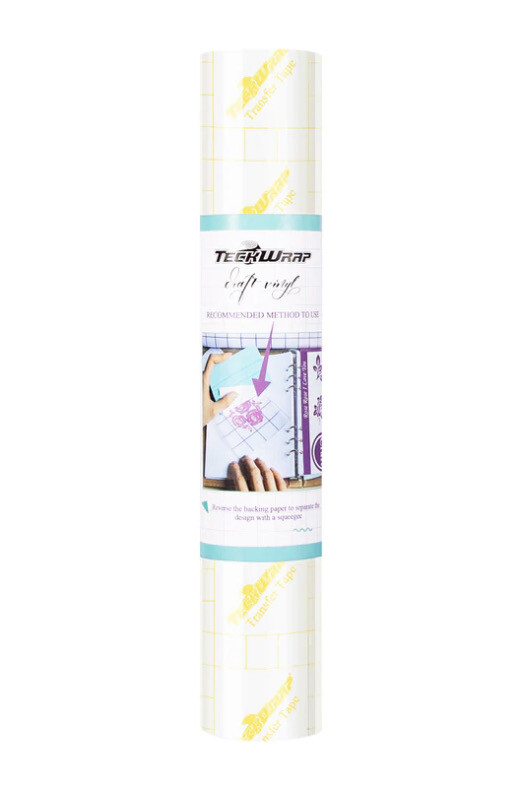 Transfer Tape Yellow Grid For Glitter Vinyl 10ft