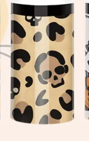 Halloween Leopard Skull Pattern HTV