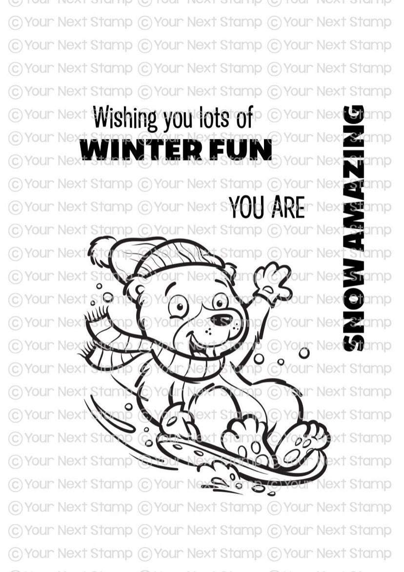 Snow Amazing Stamp