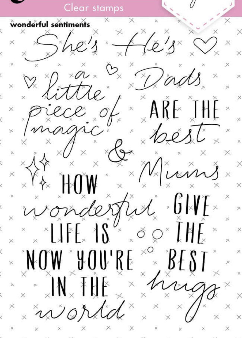Wonderful Sentiments Clear Stamp