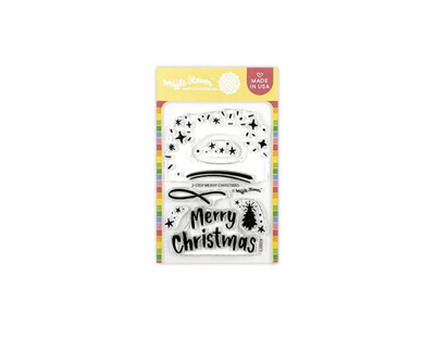 2 Step Merry Christmas Clear Stamp