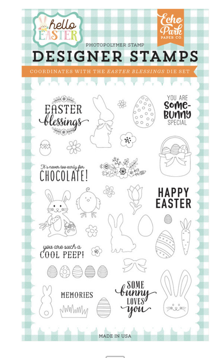 Easter Blessings Stamp 4x6