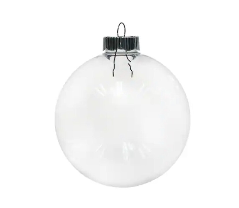 3&quot; Clear Disk Ornament