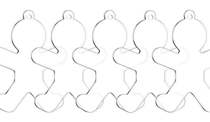 Acrylic Gingerbread Man