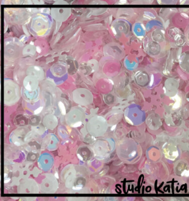 Pink Winter Fusion Sequins