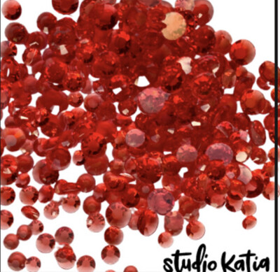 Lipstick Red Crystals