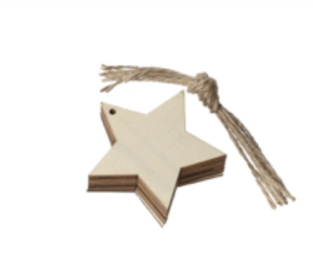 DIY Star  Wooden Ornament