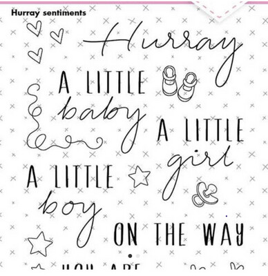 Hurray Sentiment Clear Stamps