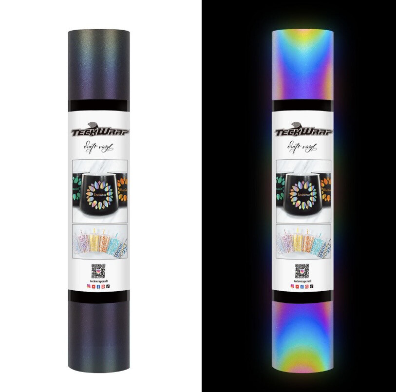 Reflective Black Vinyl 5 Ft