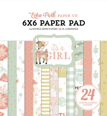 It&#39;s A Girl 6x6 Paper Pad
