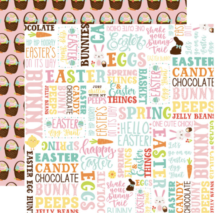 Hello Easter 12x12 Single Sheet Paper
