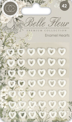Craft Consortium Belle Fleur - Enamel Hearts