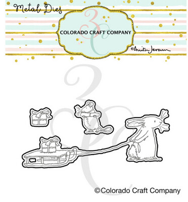 Sled Bunny Cutting Dies