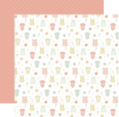 Bundle Of Joy -  Its A Girl 12x12 Sheet