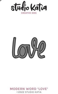 Modern Word Cutting Die &quot;LOVE&quot;