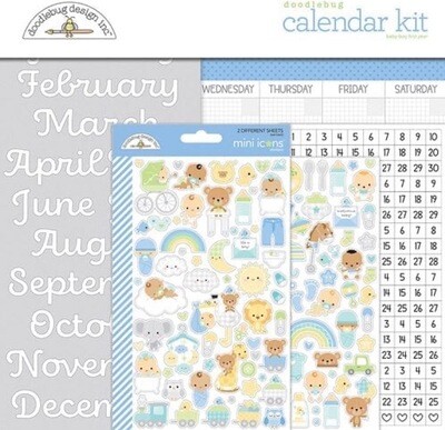 Calendar Kit Baby Boy First Year