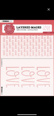 SL Mask Love Sweet Stories 150x210x1mm 1 PC nr.161
