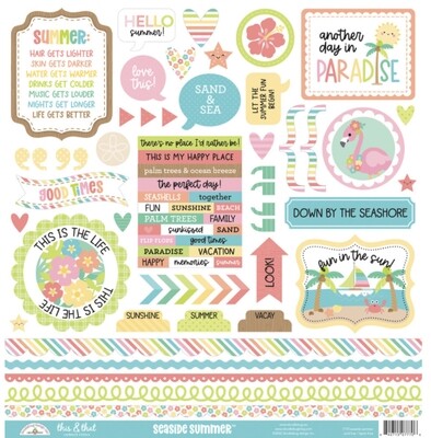 Cardstock Sticker This &amp; That  Seaside Summer