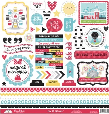 Cardstock Sticker This &amp; That Fun At The Park