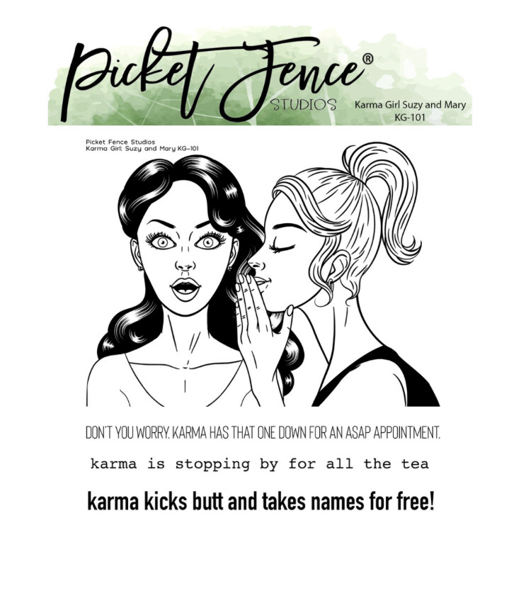 Karma Girl: Suzy And Mary Clear Stamp