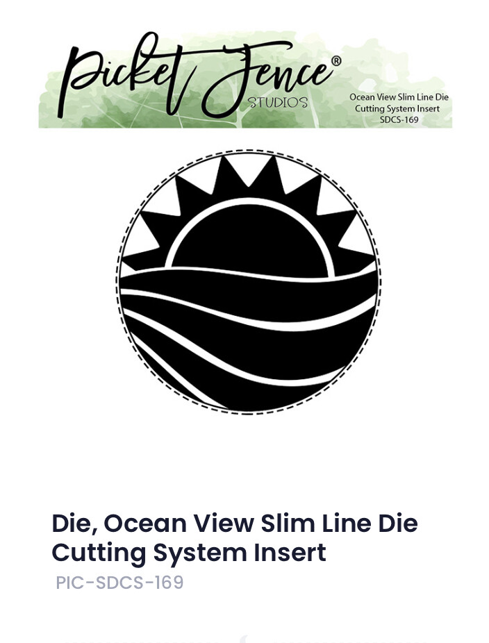 Ocean View Insert Slime Line Cutting Die