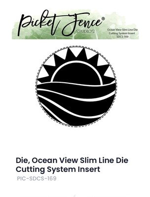 Ocean View Insert Slime Line Cutting Die