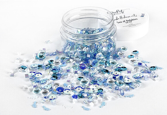 Sea Of Dolphins Embelishments/Sequins