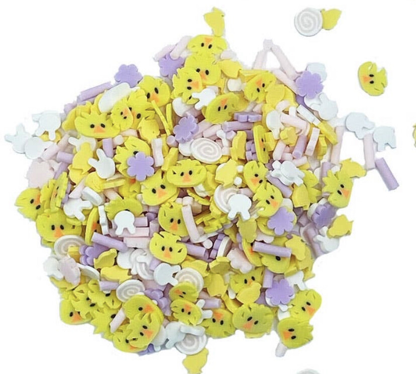 Sprinkletz Chicks &#39;N Bunnies Clay Pieces