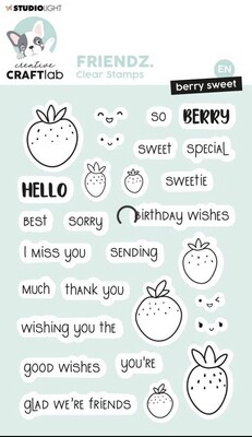 CCL Hello Sweetie Clear Stamp 28 Pcs