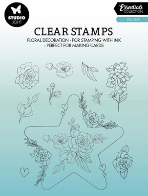 SL Big Star Clear Stamp 11 Pcs