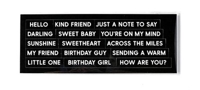 Sentiment Strips Kindness Black