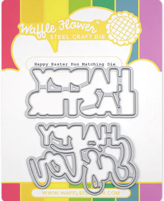 Happy Easter Cutting Die Duo 2 Pcs