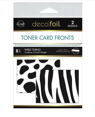 Deco Foil Toner Card Front Wild Thing 4.25x5.25