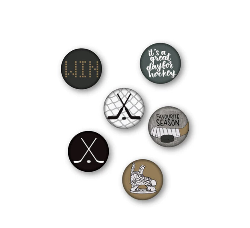 Hockey Flair Button