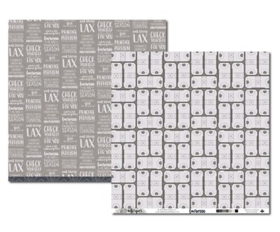 12x12 Lacrosse Double Sided Words/Box