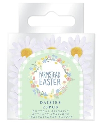 Violet Studio Farmstead Easter Daises 18 Pcs