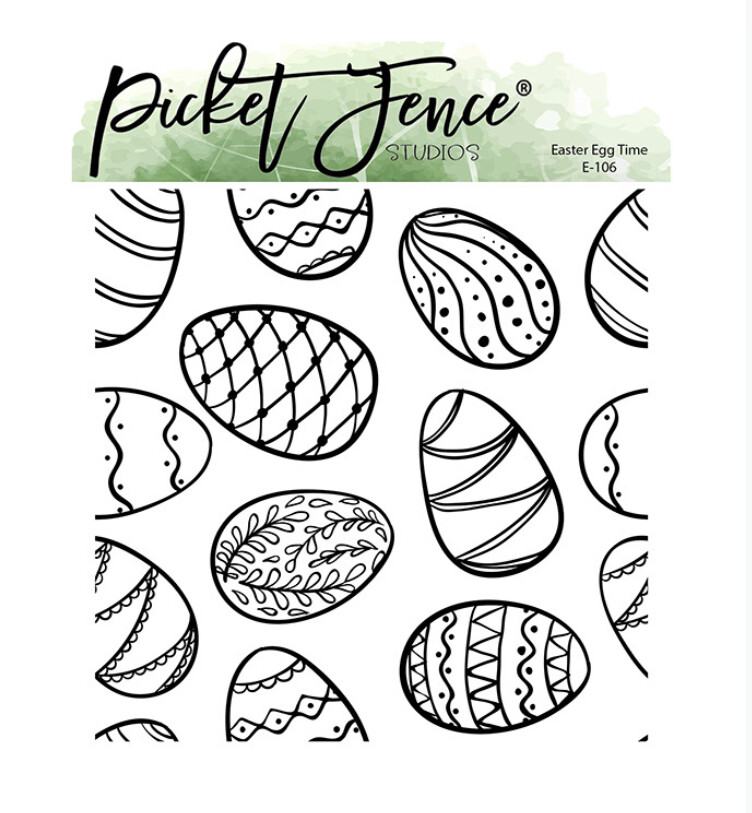 Easter Egg Time Clear Stamp