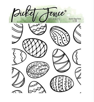 Easter Egg Time Clear Stamp