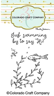 Just Swimming By Clear Stamps 5 Pcs