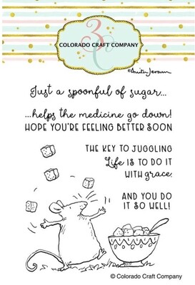 Spoonful Of Sugar Clear Stamp 6 Pcs
