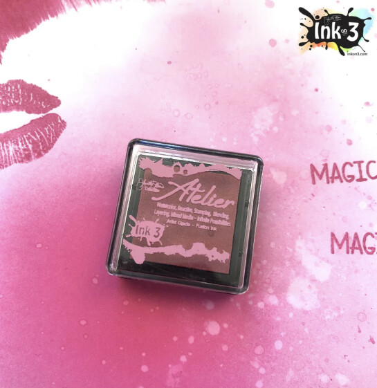 Atelier Sweet Petunia Pink Mini Cube Ink