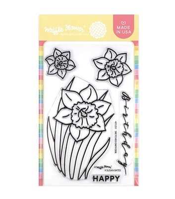 Sketched Daffodil Clear Stamp