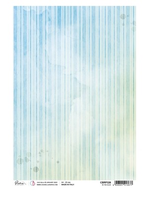 A4 Piuma Rice Paper My Tiny World  In The Blue