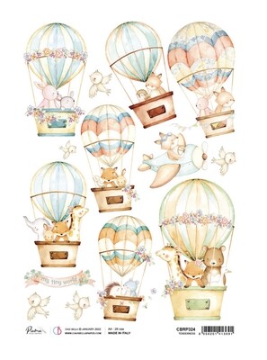 A4 Piuma Rice Paper My Tiny World Tenderness