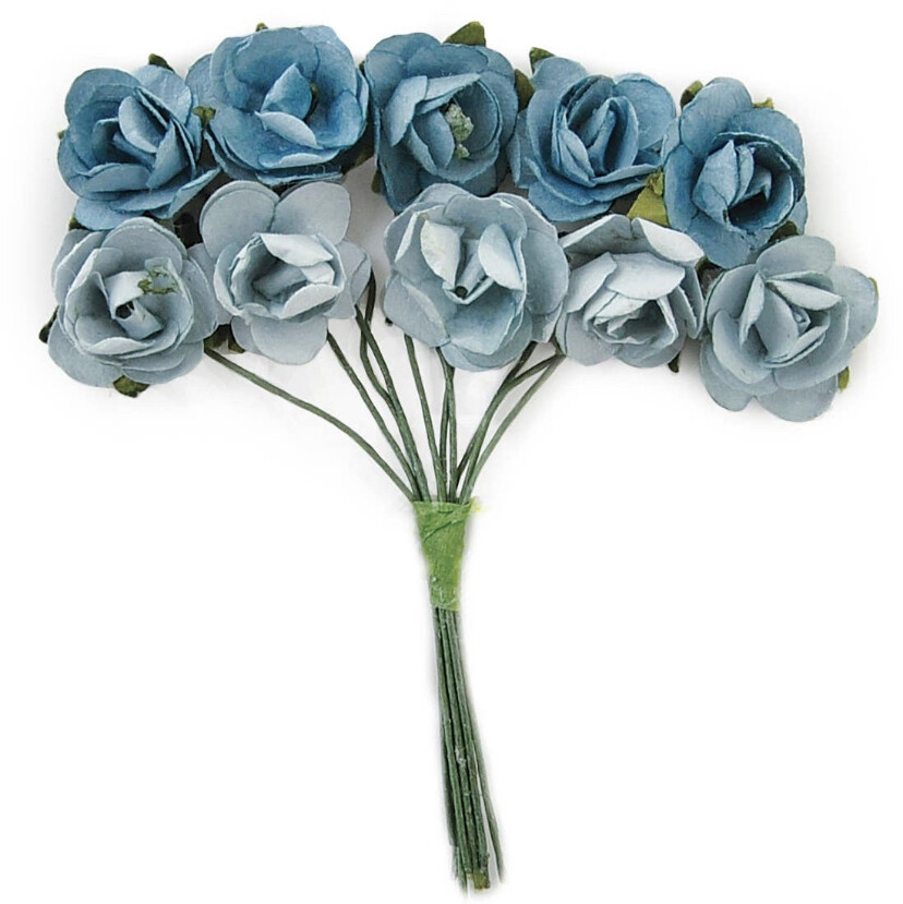 Iceberg Mini Paper Blooms 10/pk 2 Colours