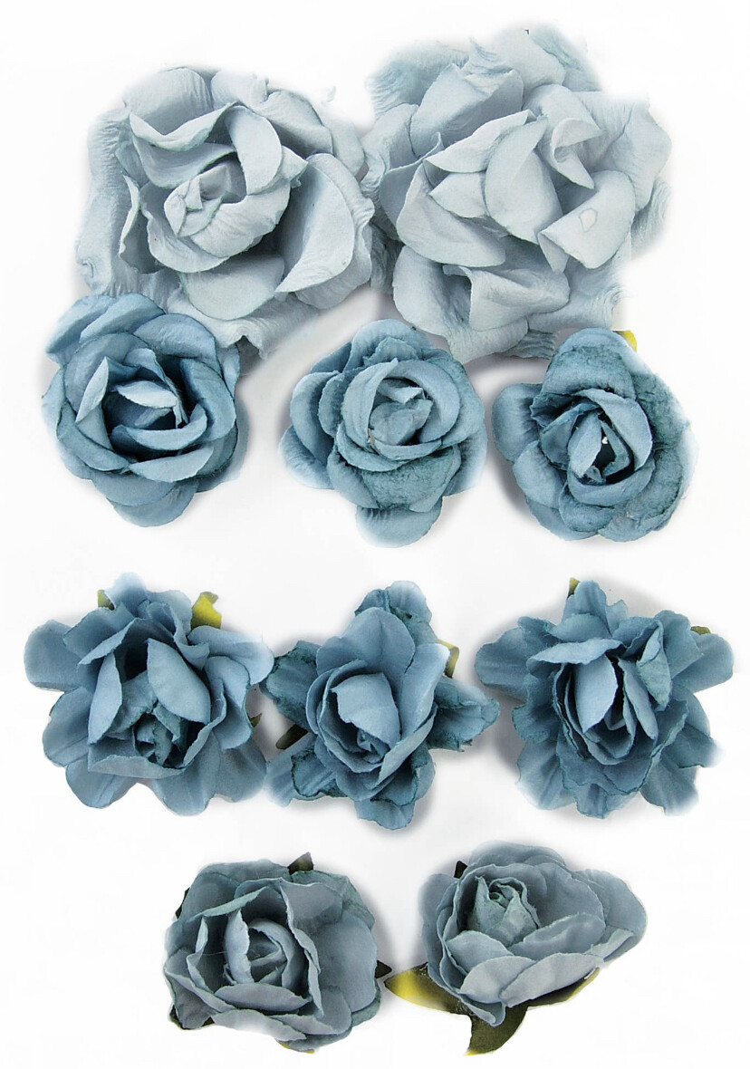 Iceberg Paper Blooms 10/pk