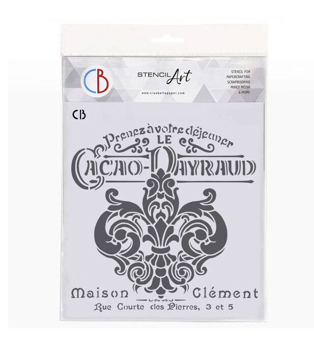 Maison Clement Stencil 8x8