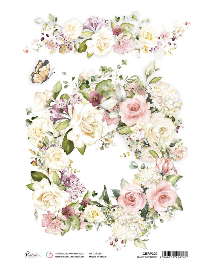 A4 Piuma Rice Paper Blooming Beauty Inspiration
